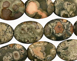 Rhyolite Flat Oval 18x13mm