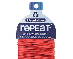 Beadalon Coral RePEaT Braided Cord 1mm, 5 meters