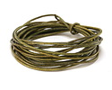 Natural Leaf Green Round Leather Cord 1.5mm, 32 feet