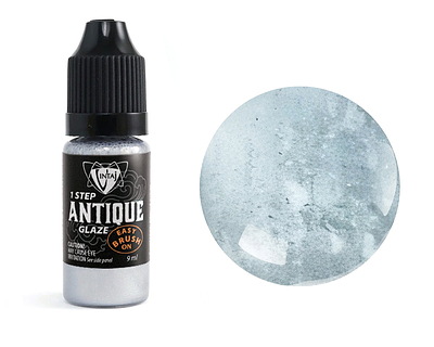 Vintaj 1 Step Metallic Silver Antique Glaze 9ml