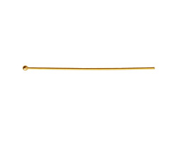 Nunn Design Antique Gold (plated) Ball Headpin 2", 20 gauge