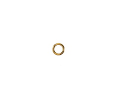 Waterproof 18K Gold PVD Plated Stainless Steel Jump Ring 5mm, 20 gauge