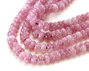 Rose Pink Agate Rondelle 5x8mm