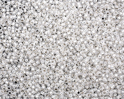 TOHO Milky White (with Silver Lining) Round 15/0 Seed Bead