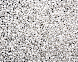 TOHO Milky White (with Silver Lining) Round 15/0 Seed Bead