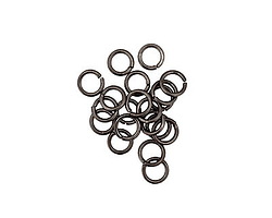 Gunmetal Round Jump Ring 4mm, 21 gauge