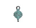 Mykonos Copper (plated) Patina Chandelier Drop 11x20mm