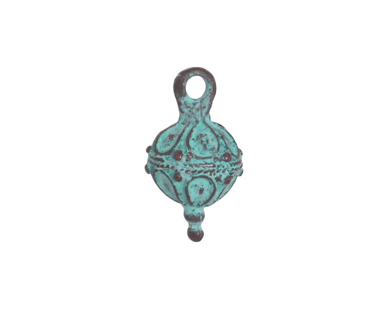 Mykonos Copper (plated) Patina Chandelier Drop 11x20mm