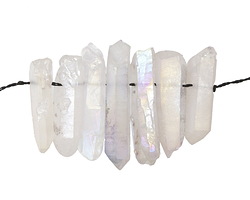 Crystal AB Quartz Point Focal Set 6-8x23-33mm