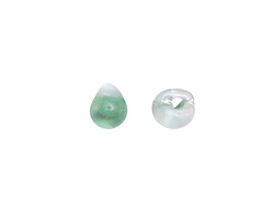 Unicorne Beads Glass Crisp Mint Mini Teardrop 7-8mm