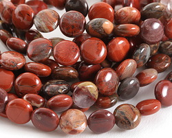 Apple Jasper Puff Coin 10mm