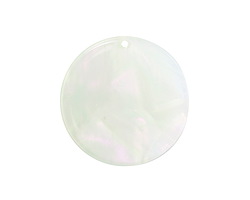 Zola Elements Green Opal Acetate Coin Focal 30mm