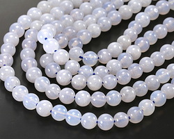 Blue Rose Quartz Round 6mm