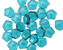 Czech Glass Teal Star 8mm