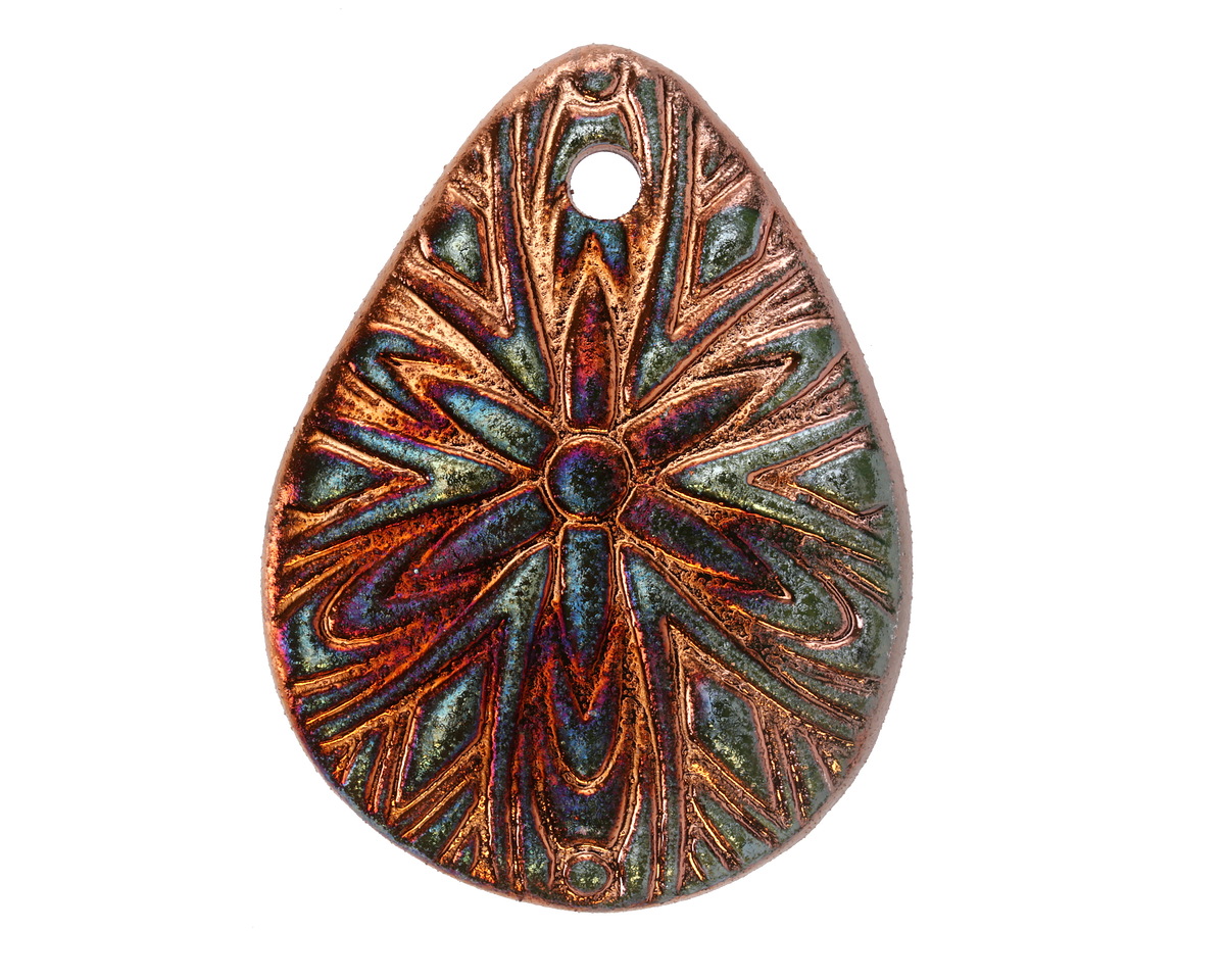 Xaz Raku Flash Starburst Drop Focal 39-40x52-54mm