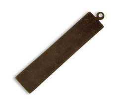 Vintaj Natural Brass Tag Altered Blank 8x41mm