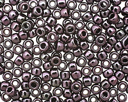 TOHO Metallic Amethyst Gun Metal Round 6/0 Seed Bead