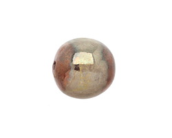 XAZ Raku Gold Luster Jumbo Round 13-14mm