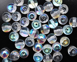 Czech Glass Crystal AB Round 6mm