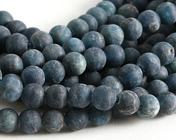 Pacific Blue Apatite (matte) Round 8mm