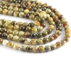 Green Garnet Multi Round 6mm