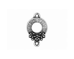 TierraCast Antique Silver (plated) Blossom Link 13x20mm