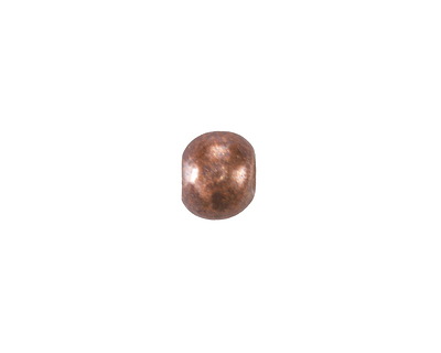 Mykonos Metalized Ceramic Antique Copper Rondelle 8.5x10mm