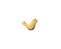 24K Gold (plated) Little Bird Bead 8.5x12mm
