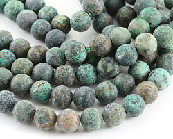 African Turquoise (matte) Round 10mm Beads