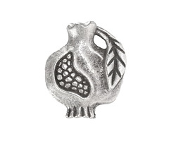 Mykonos Antique Silver (plated) Pomegranate 24x28mm