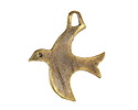 Mykonos Antique Brass (plated) Escher Bird Focal 43x35mm