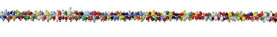 Zola Elements Multi Color Seed Beads on Imitation Rhodium (plated) Chain