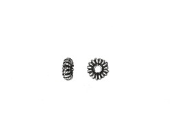 Mykonos Antique Silver (plated) Lined Spacer 6mm