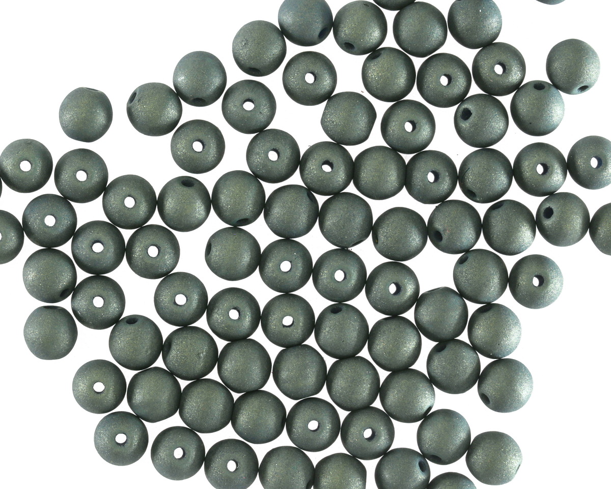 Czech Glass ColorTrends: Forest Shade Round 4mm