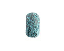 Mykonos Metalized Ceramic Copper Patina Textured Donut 10x19mm