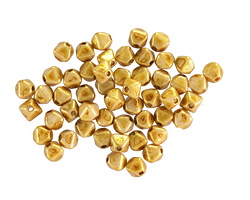 Czech Glass Bronzed Gold Bicone 4mm