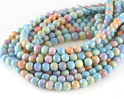 Watercolor Agate Round 8mm