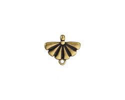 Cymbal Sitia Antique Brass (plated) Ending for 8/0 Round Seed Beads 15x12mm