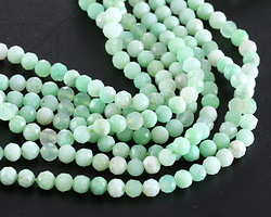 Chrysoprase (A) Faceted Round 4mm