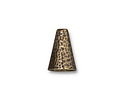 TierraCast Antique Brass (plated) Hammertone Cone 10.5x15mm