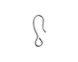 Silver (plated) Hook Clasp 20x9mm