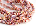 Pectin Shell Colorful Wavy Heishi 1-2x5mm