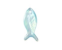 Aqua Resin & Shell Fish Focal 24x10mm