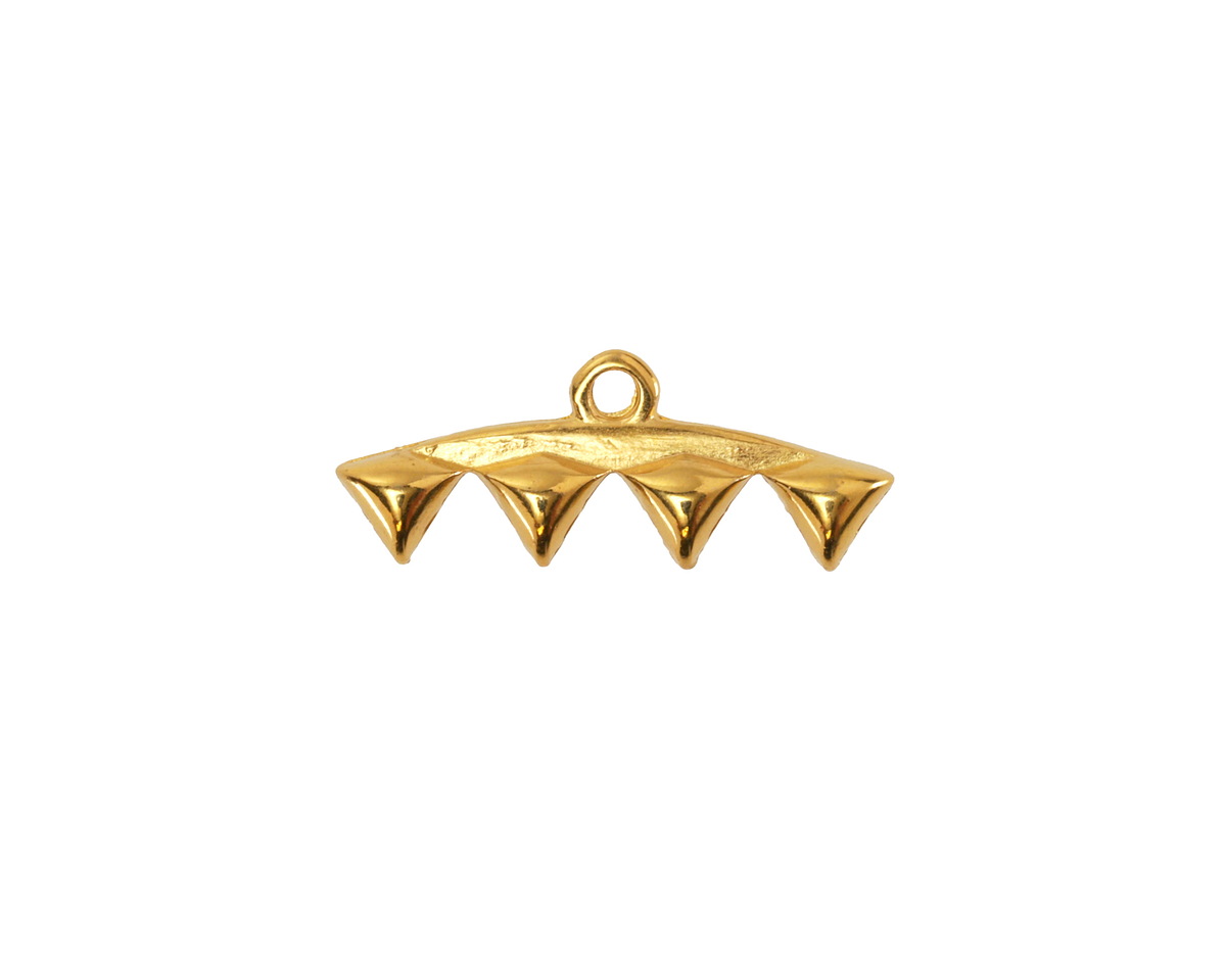 Cymbal Vani IV 24K Gold (plated) Ending for GemDuo 8x21mm