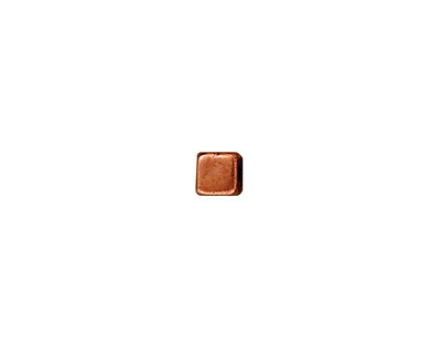 TierraCast Antique Copper (plated) Cube Spacer 4mm