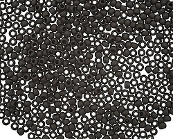 TOHO Opaque Frosted Jet Round 11/0 Seed Bead