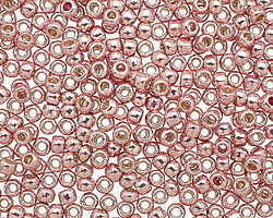 TOHO PermaFinish Galvanized Sweet Blush Round 8/0 Seed Bead