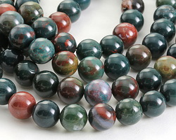 Bloodstone Round 10mm