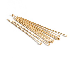 14K Gold Filled Headpin 2", 21 gauge