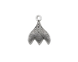 Cymbal Tourlos III Antique Silver (plated) Ending for GemDuo 14x18mm